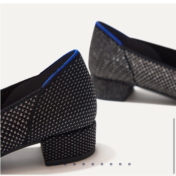 New Rothy’s The High Point Black Star Studded - Picture 6 of 11